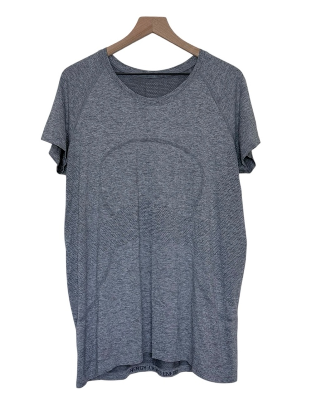 Lululemon Size 20 Swiftly Tech Short Sleeve Shirt Gray Gym Athleisure